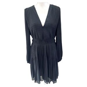 Boden Black V-Neck Dress Size 10